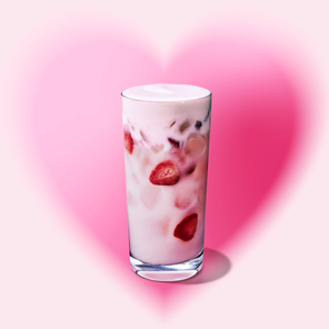 Pink Drink with Strawberry Cold Foam