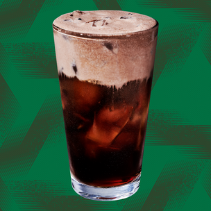 Iced Americano with Chocolate Protein Cold Foam